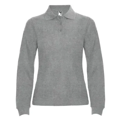 Polo de manga larga para mujer Punto piqué 85% Algodón, 15% Viscosa, 220 g/m2 - Baxi