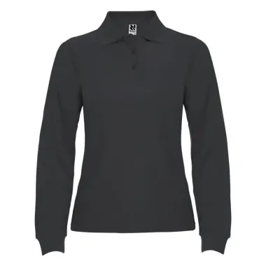 Polo de manga larga para mujer Punto piqué 100% Algodón, 220 g/m2 - Baxi