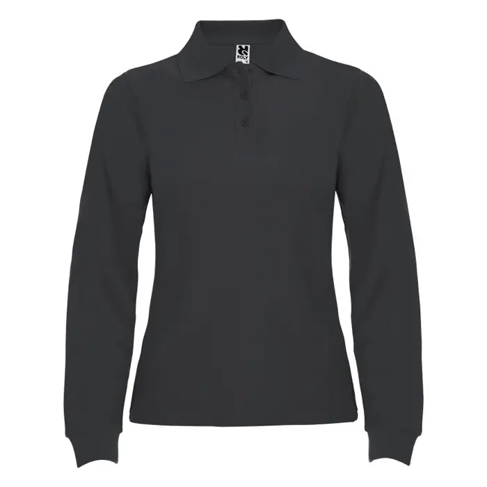 Polo de manga larga para mujer Punto piqué 100% Algodón, 220 g/m2 - Baxi miniatura 1