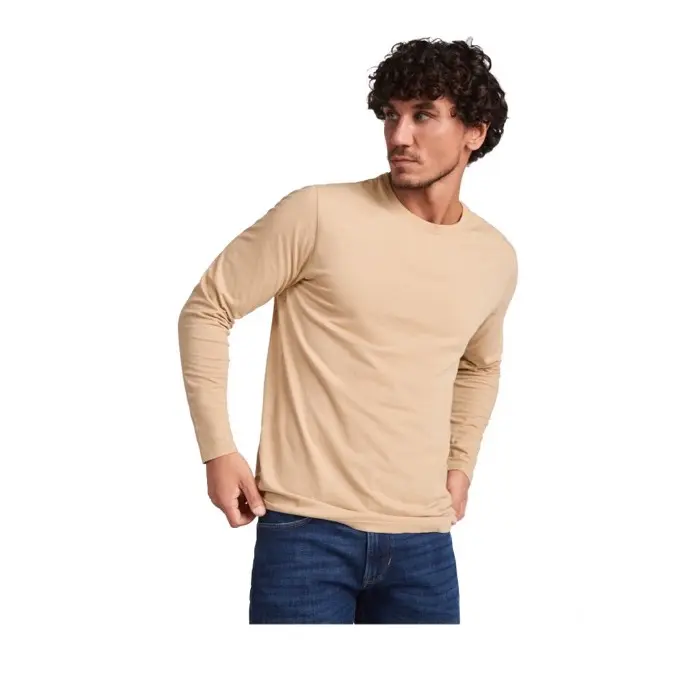 Camiseta de manga larga para hombre Punto de jersey sencillo 85% Algodón, 15% Viscosa, 160 g/m2 - Gaod miniatura 2