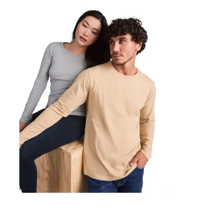 Camiseta de manga larga para hombre Punto de jersey sencillo 85% Algodón, 15% Viscosa, 160 g/m2 - Gaod miniatura 3