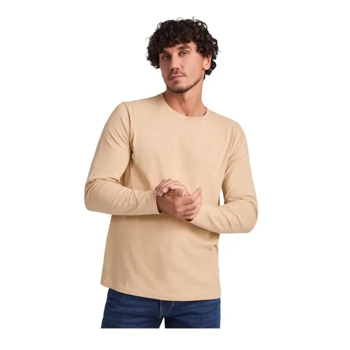 Camiseta de manga larga para hombre Punto de jersey sencillo 85% Algodón, 15% Viscosa, 160 g/m2 - Gaod miniatura 4
