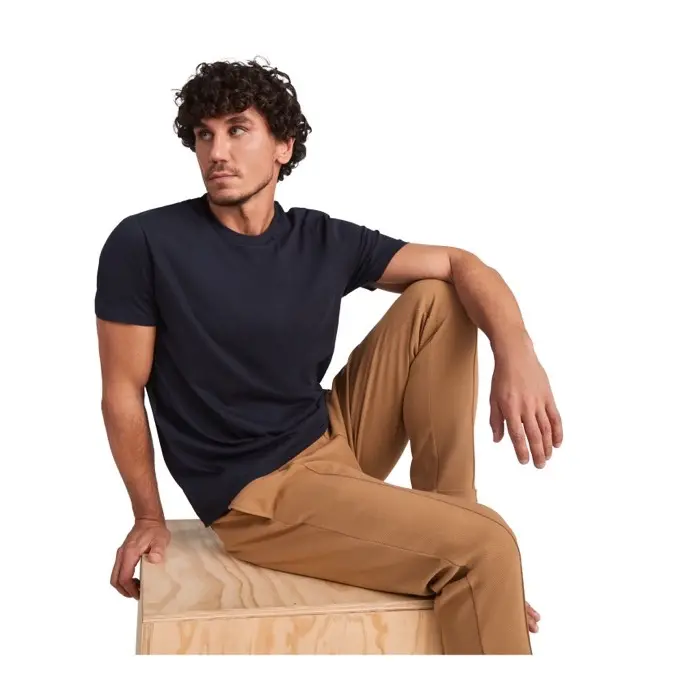 Camiseta de manga corta para hombre Punto de jersey sencillo 100% Algodón orgánico, 170 g/m2 - Mare miniatura 3