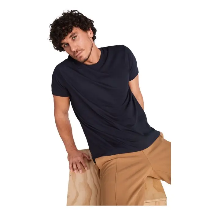 Camiseta de manga corta para hombre Punto de jersey sencillo 100% Algodón orgánico, 160 g/m2 - Mare miniatura 2