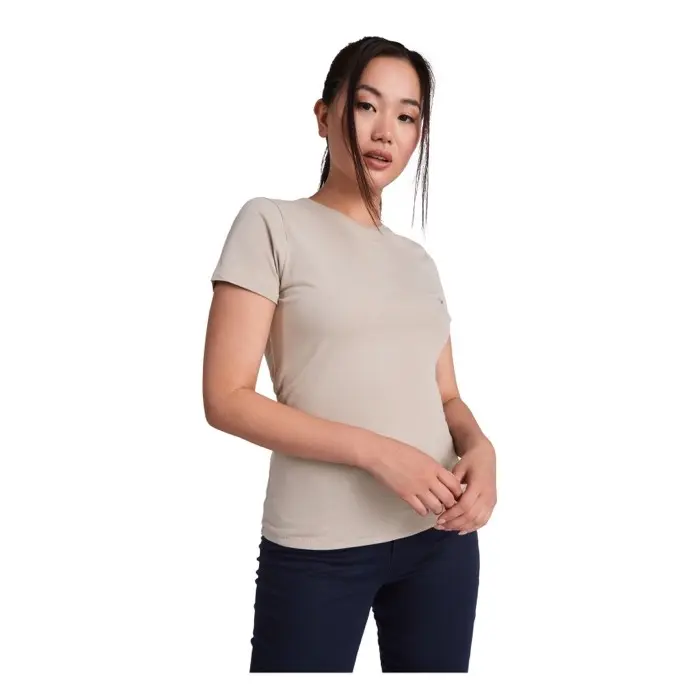 Camiseta de manga corta para mujer Punto de jersey sencillo 100% Algodón orgánico, 160 g/m2 - Fose miniatura 3
