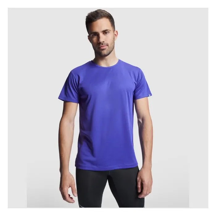 Camiseta deportiva de manga corta para hombre Punto entrelazado 47% Poliéster reciclado, 53% Poliéster, 135 g/m2 - Pudo miniatura 3