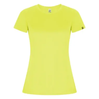Camiseta deportiva de manga corta para mujer Punto entrelazado 47% Poliéster reciclado, 53% Poliéster, 135 g/m2 - Cuju