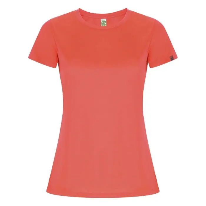 Camiseta deportiva de manga corta para mujer Punto entrelazado 47% Poliéster reciclado, 53% Poliéster, 135 g/m2 - Cuju miniatura 1
