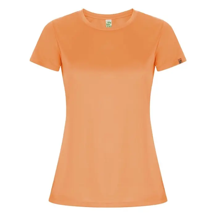 Camiseta deportiva de manga corta para mujer Punto entrelazado 47% Poliéster reciclado, 53% Poliéster, 135 g/m2 - Cuju miniatura 1