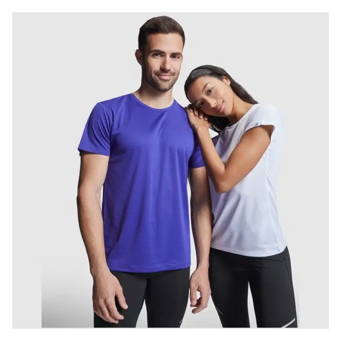 Camiseta deportiva de manga corta para mujer Punto entrelazado 47% Poliéster reciclado, 53% Poliéster, 135 g/m2 - Cuju miniatura 2