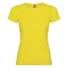 Camiseta de manga corta para mujer Punto de jersey sencillo 100% Algodón, 155 g/m2 - Natu