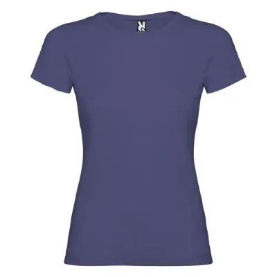 Camiseta de manga corta para mujer Punto de jersey sencillo 100% Algodón, 155 g/m2 - Natu