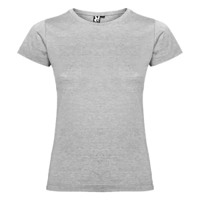 Camiseta de manga corta para mujer Punto de jersey sencillo 85% Algodón, 15% Viscosa, 155 g/m2 - Natu