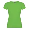 Camiseta de manga corta para mujer Punto de jersey sencillo 100% Algodón, 155 g/m2 - Natu