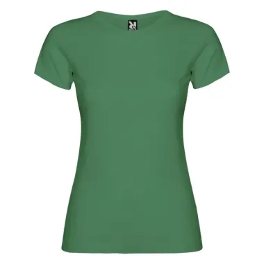 Camiseta de manga corta para mujer Punto de jersey sencillo 100% Algodón, 155 g/m2 - Natu