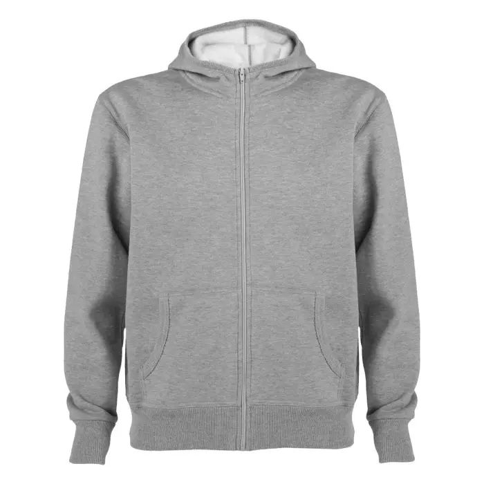Sudadera con capucha y cremallera completa unisex Punto 55% Algodón, 40% Poliéster, 5% Viscosa, 280 g/m2 - Kugu miniatura 1