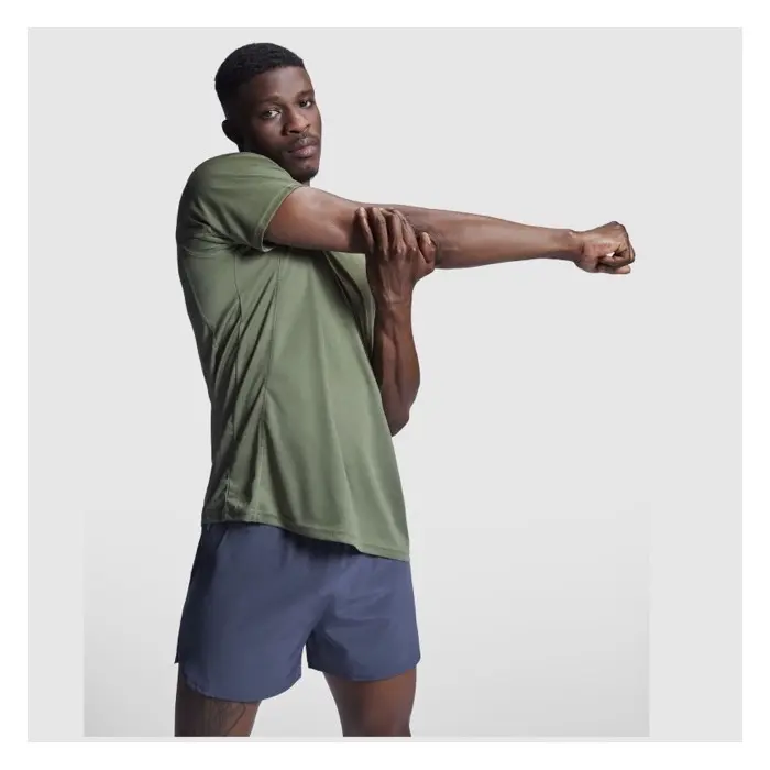 Camiseta deportiva de manga corta para hombre Punto piqué 100% Poliéster, 150 g/m2 - Fofu miniatura 2