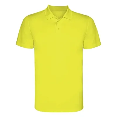 Polo deportivo de manga corta para hombre Punto piqué 100% Poliéster, 150 g/m2 - Haki