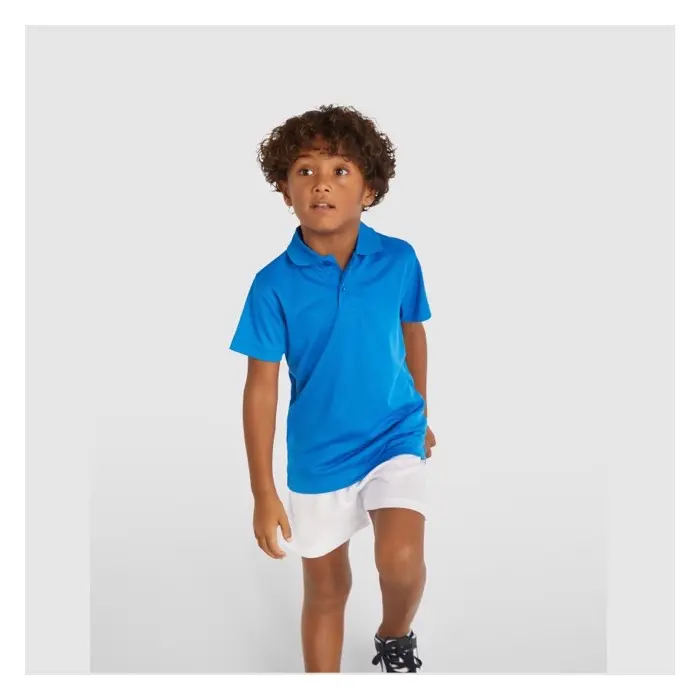 Polo deportivo de manga corta infantil Punto piqué 100% Poliéster, 150 g/m2 - Kafo miniatura 2