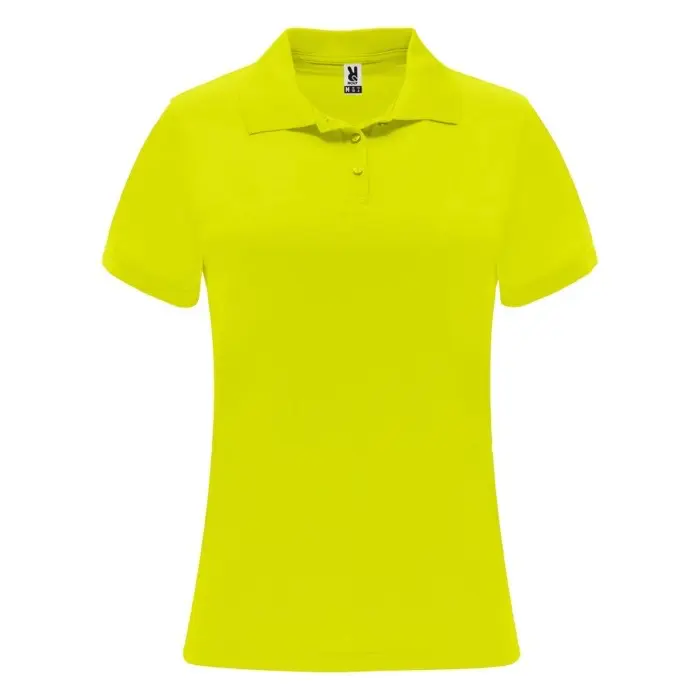 Polo deportivo de manga corta para mujer Punto piqué 100% Poliéster, 150 g/m2 - Yida miniatura 1