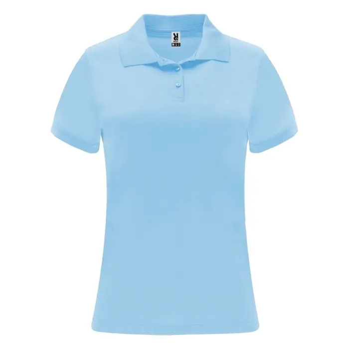 Polo deportivo de manga corta para mujer Punto piqué 100% Poliéster, 150 g/m2 - Yida miniatura 1
