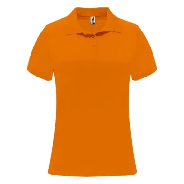 Polo deportivo de manga corta para mujer Punto piqué 100% Poliéster, 150 g/m2 - Yida