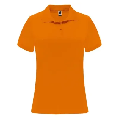Polo deportivo de manga corta para mujer Punto piqué 100% Poliéster, 150 g/m2 - Yida