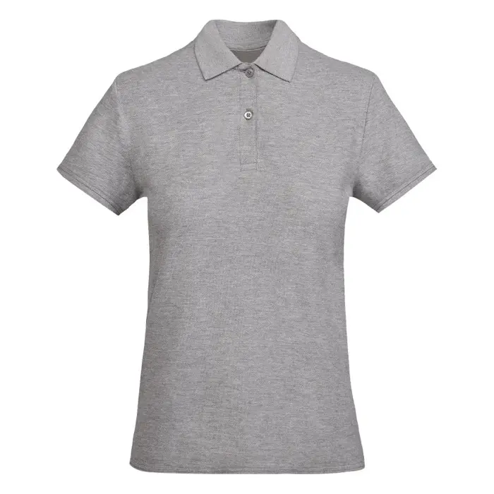 Polo de manga corta para mujer algodón orgánico Punto piqué 100% Algodón orgánico, 210 g/m2 - Safa miniatura 1