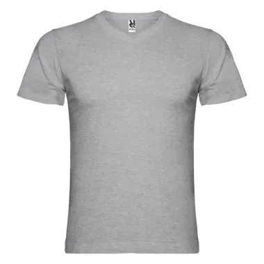 Camiseta de cuello de pico de manga corta para hombre Punto de jersey sencillo 85% Algodón, 15% Viscosa, 155 g/m2 - Facu