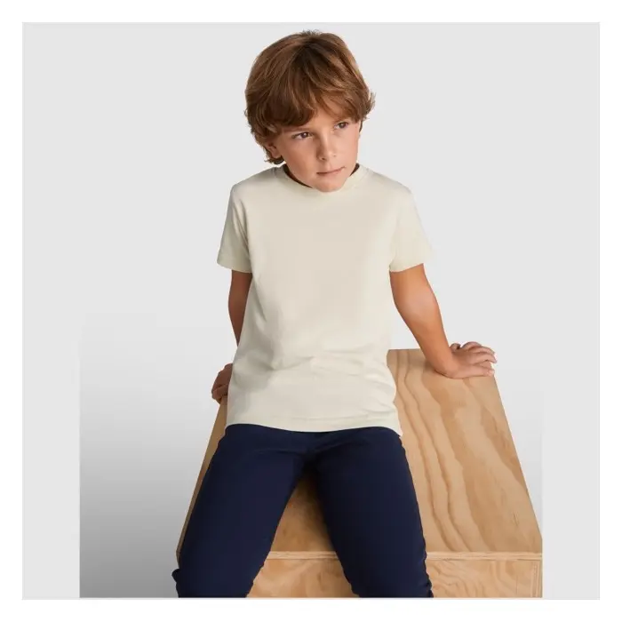 Camiseta de manga corta infantil Punto de jersey sencillo 100% Algodón, 190 g/m2 - Rizu miniatura 2