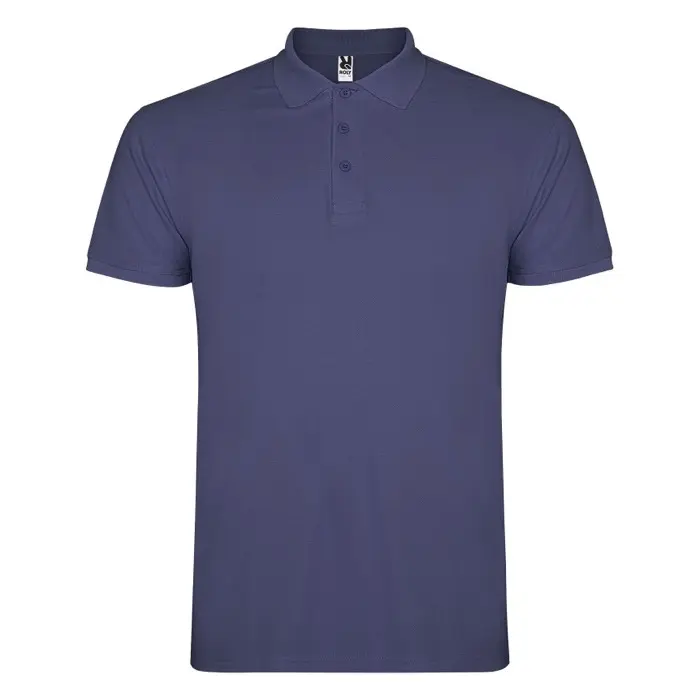 Polo de manga corta para hombre Punto piqué 100% Algodón, 200 g/m2 - Lalo miniatura 1