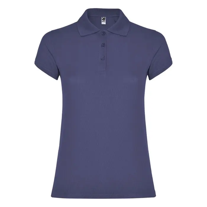 Polo de manga corta para mujer Punto piqué 100% Algodón, 200 g/m2 - Namo miniatura 1