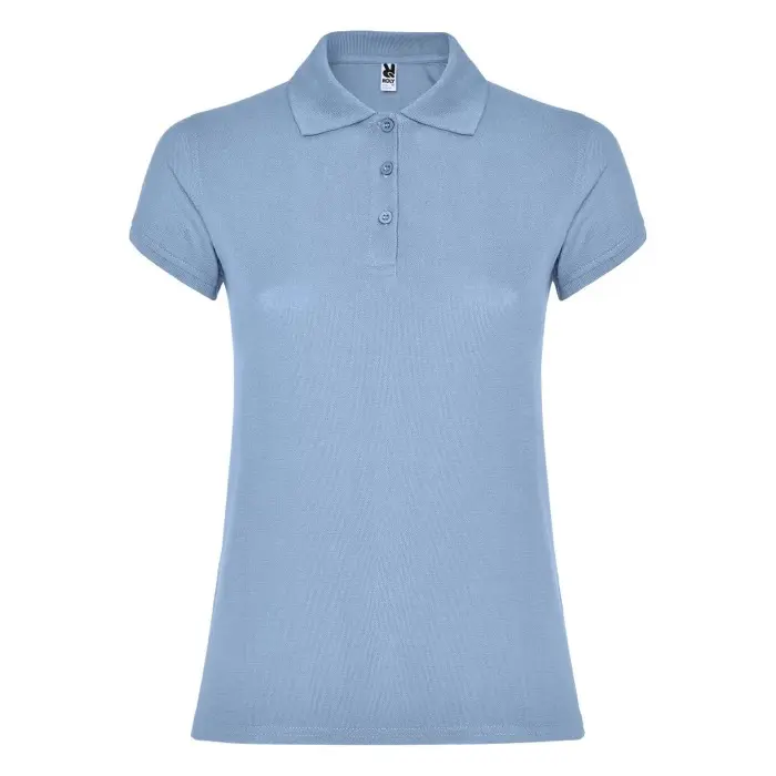 Polo de manga corta para mujer Punto piqué 100% Algodón, 200 g/m2 - Namo miniatura 1