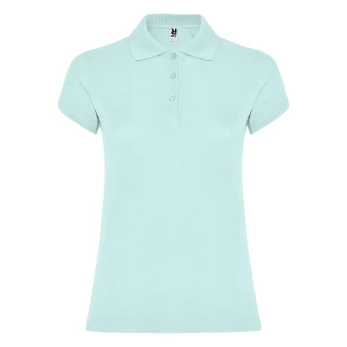 Polo de manga corta para mujer Punto piqué 100% Algodón, 200 g/m2 - Namo miniatura 1