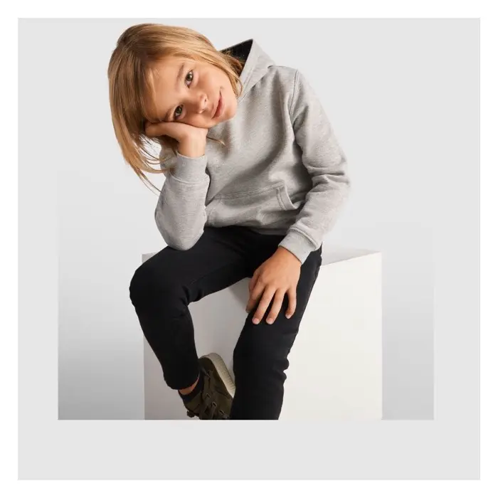 Sudadera con capucha infantil Punto 50% Algodón, 50% Poliéster, 280 g/m2 - Zura miniatura 2