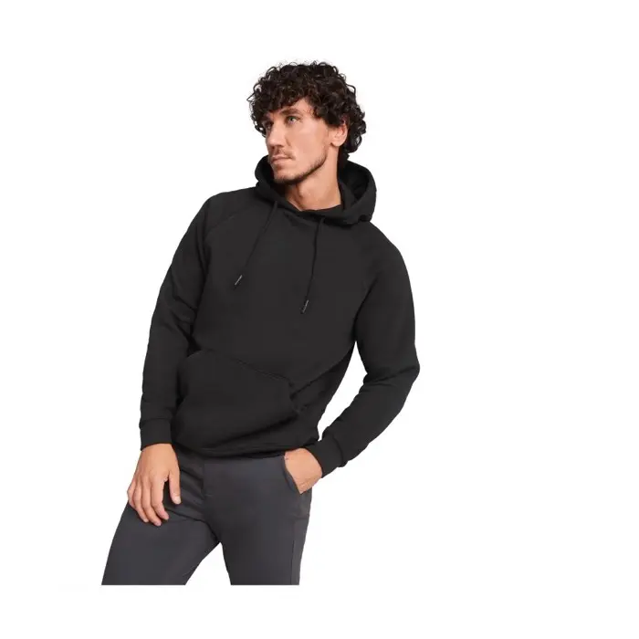 Sudadera unisex algodón orgánico Punto 53% Algodón orgánico, 40% Poliéster reciclado, 7% Viscosa, 300 g/m2 - Sele miniatura 2