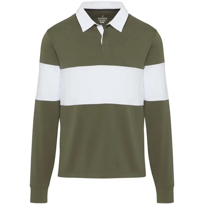 Sudadera tipo polo de rugby unisex Heavy jersey Algodón orgánico, 280 g/m2 - Erpo miniatura 2