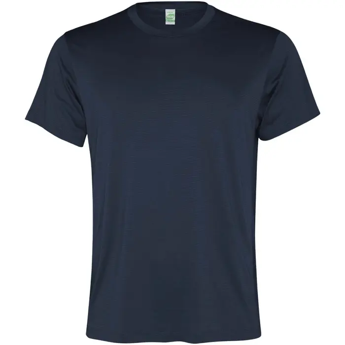 Camiseta deportiva de manga corta para hombre Malla con un acabado cool fit 100% Poliéster reciclado, 100 g/m2, Contrast fabric, Malla c - Uram miniatura 1