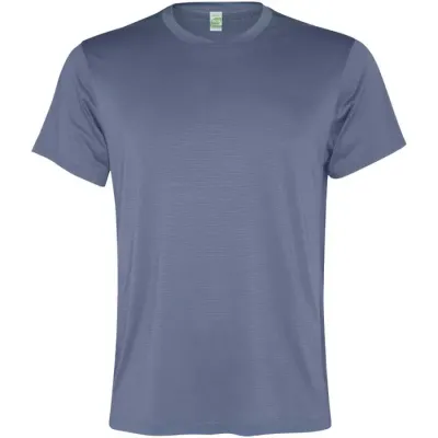 Camiseta deportiva de manga corta para hombre Malla con un acabado cool fit 100% Poliéster reciclado, 100 g/m2, Contrast fabric, Malla c - Uram