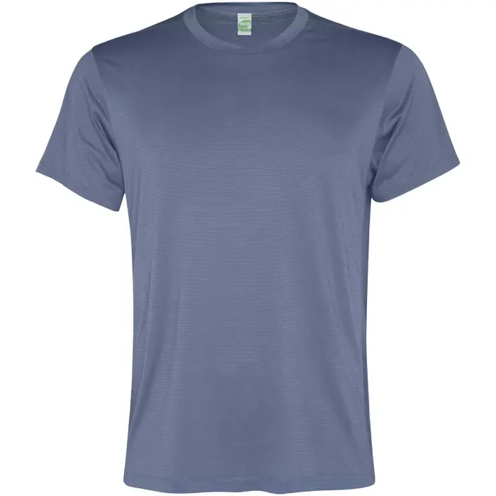 Camiseta deportiva de manga corta para hombre Malla con un acabado cool fit 100% Poliéster reciclado, 100 g/m2, Contrast fabric, Malla c - Uram miniatura 1