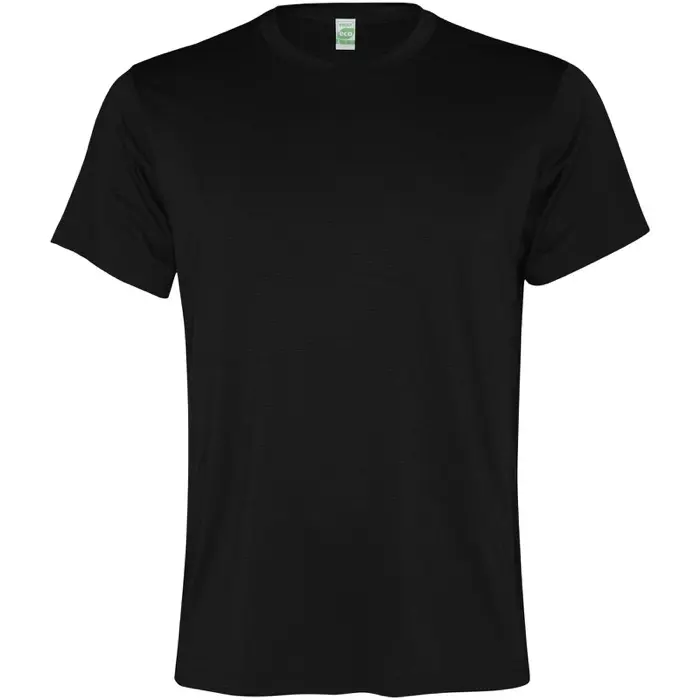Camiseta deportiva de manga corta para hombre Malla con un acabado cool fit 100% Poliéster reciclado, 100 g/m2, Contrast fabric, Malla c - Uram miniatura 1
