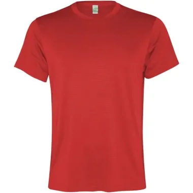 Camiseta deportiva de manga corta para hombre Malla con un acabado cool fit 100% Poliéster reciclado, 100 g/m2, Contrast fabric, Malla c - Uram