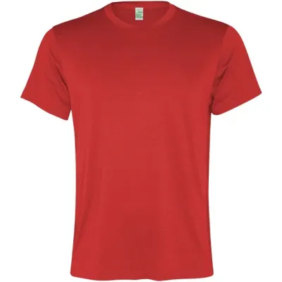 Camiseta deportiva de manga corta para hombre Malla con un acabado cool fit 100% Poliéster reciclado, 100 g/m2, Contrast fabric, Malla c - Uram
