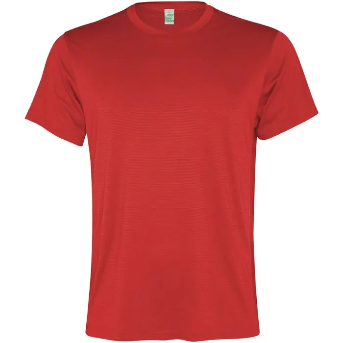 Camiseta deportiva de manga corta para hombre Malla con un acabado cool fit 100% Poliéster reciclado, 100 g/m2, Contrast fabric, Malla c - Uram miniatura 1