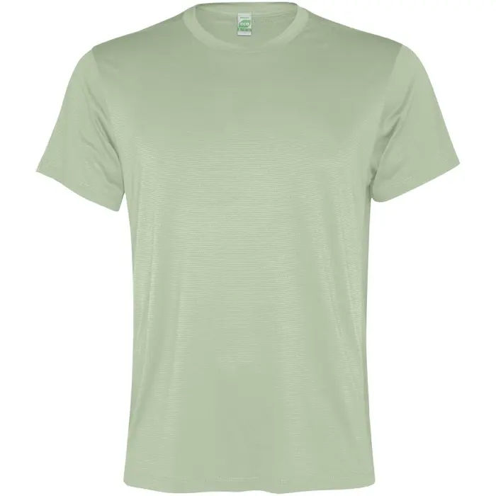 Camiseta deportiva de manga corta para hombre Malla con un acabado cool fit 100% Poliéster reciclado, 100 g/m2, Contrast fabric, Malla c - Uram miniatura 1