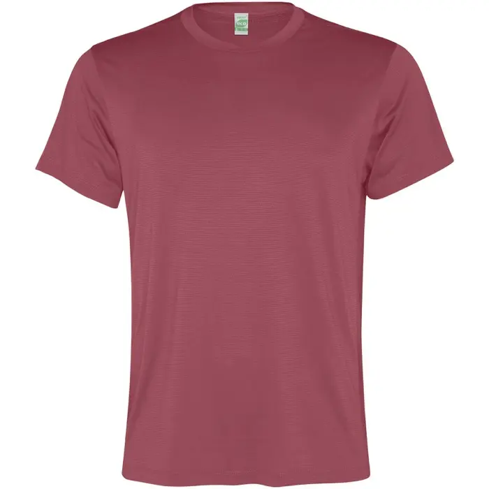Camiseta deportiva de manga corta para hombre Malla con un acabado cool fit 100% Poliéster reciclado, 100 g/m2, Contrast fabric, Malla c - Uram miniatura 1