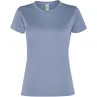 Camiseta deportiva de manga corta para mujer Malla con un acabado cool fit 100% Poliéster reciclado, 100 g/m2, Contrast fabric, Malla c - Xuud