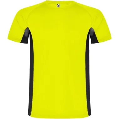 Camiseta deportiva de manga corta para hombre Malla con un acabado cool fit 100% Poliéster, 140 g/m2, Contrast fabric, Malla con un acab - Zacu
