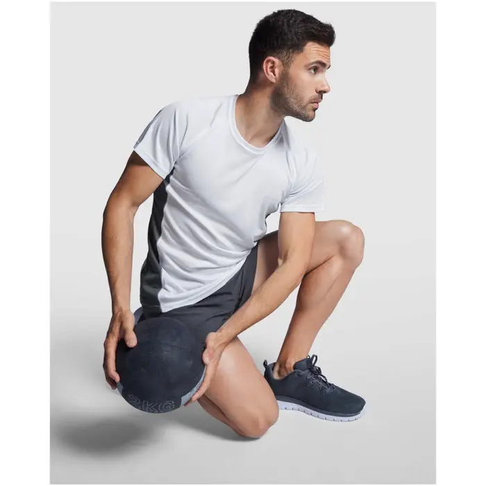 Camiseta deportiva de manga corta para hombre Malla con un acabado cool fit 100% Poliéster, 140 g/m2, Contrast fabric, Malla con un acab - Zacu miniatura 3