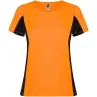 Camiseta deportiva de manga corta para mujer Malla con un acabado cool fit 100% Poliéster, 140 g/m2, Contrast fabric, Malla con un acab - Zouf